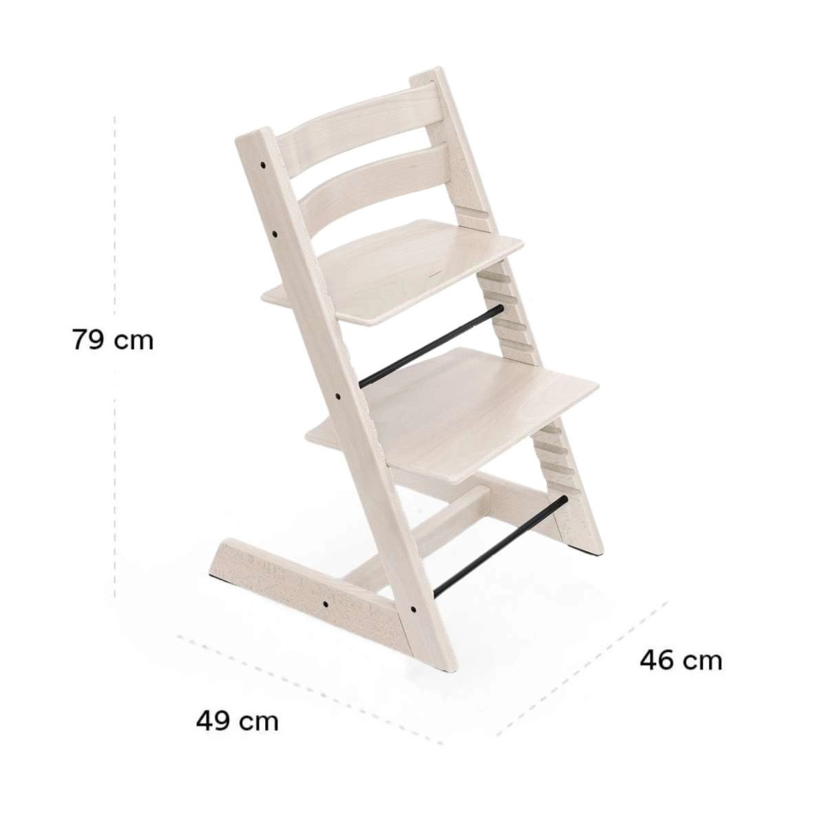 Stokke Tripp Trapp Židlička - Whitewash
