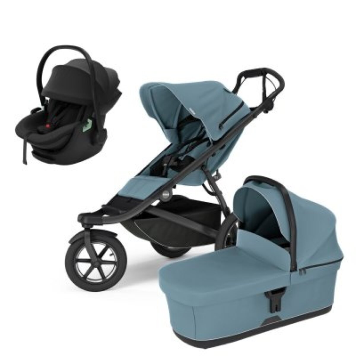 Thule Urban Glide 3 Kompletní kočárek + Autosedačka Maple - Mid Blue