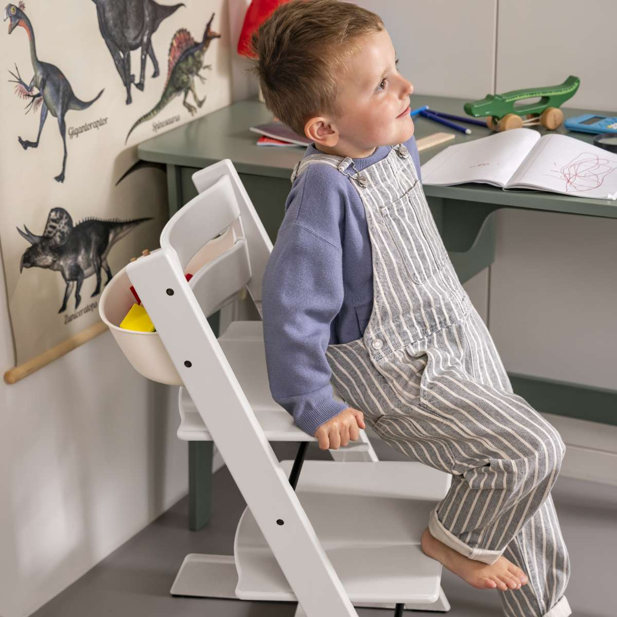 Stokke Tripp Trapp Židlička - White