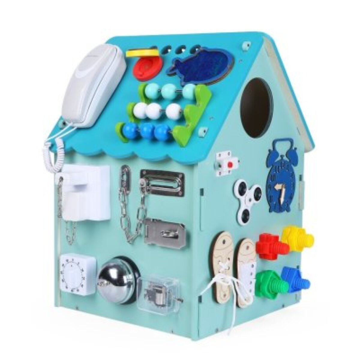 2 Kids Toys Activity board Domeček - Modrý