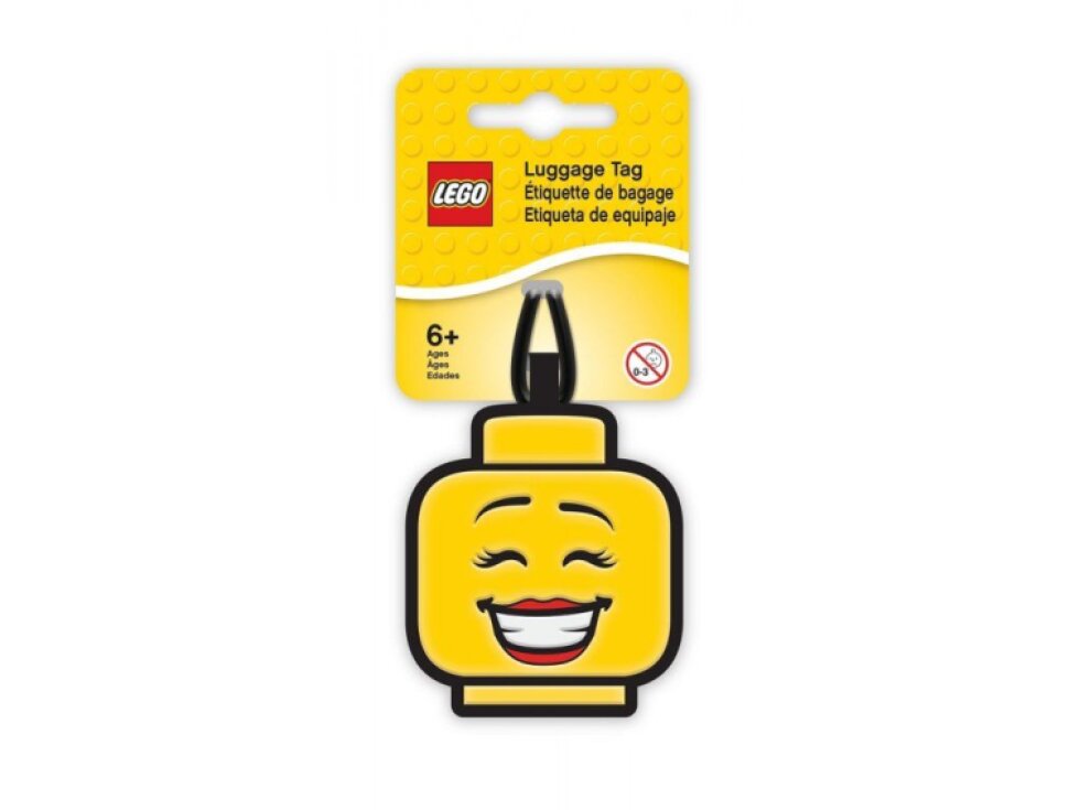 LEGO Iconic Jmenovka na zavazadlo - hlava dívky