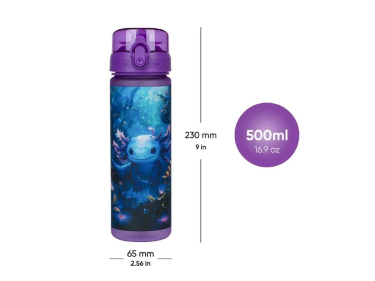 BAAGL Tritanová láhev na pití Axolotl 500 ml