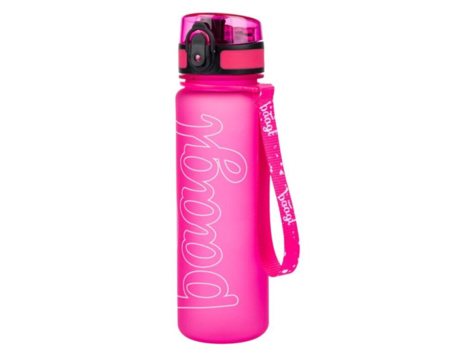 BAAGL Tritanová láhev na pití 500 ml Logo růžová