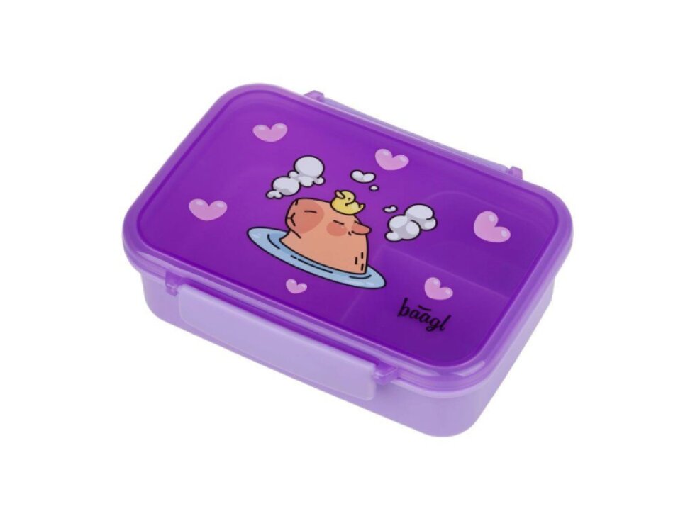 BAAGL Box na svačinu s přihrádkami Kapybara
