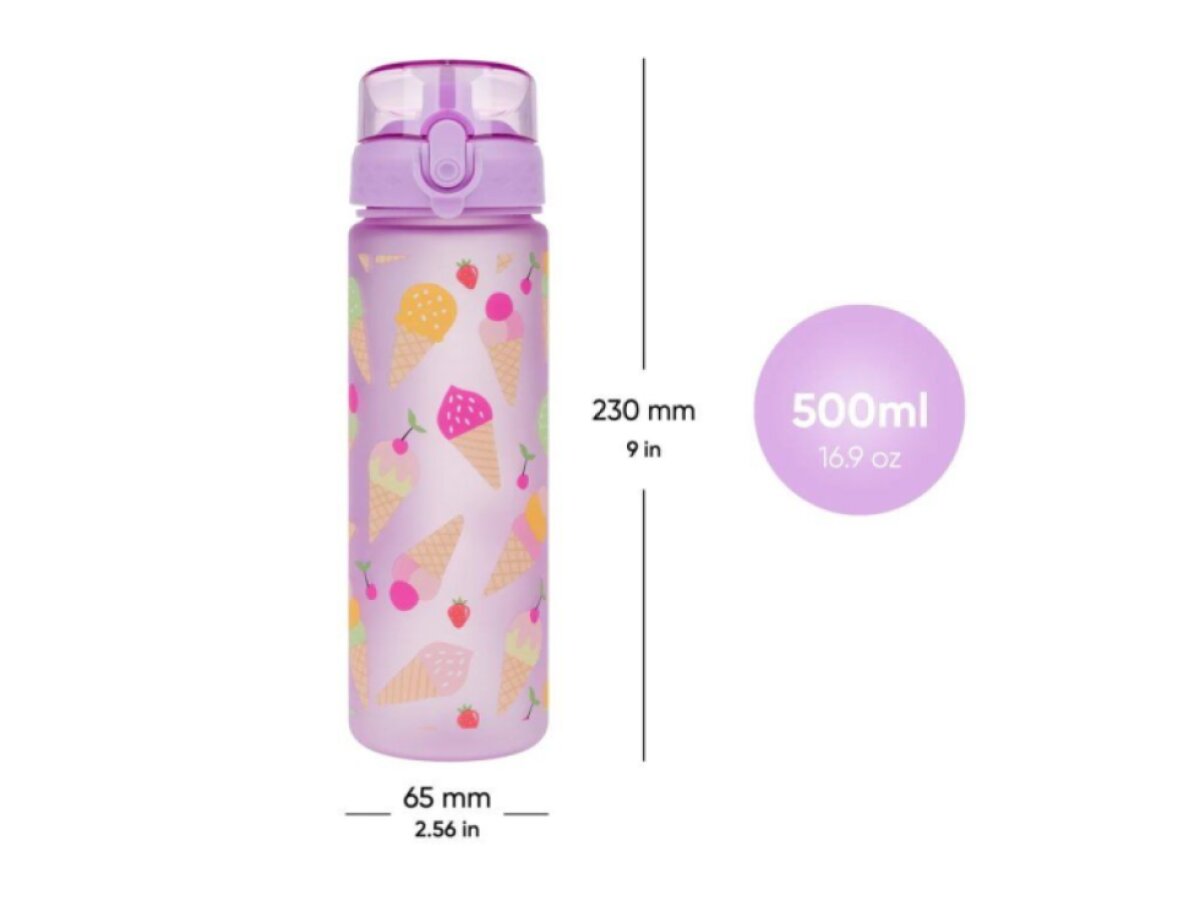 BAAGL Tritanová láhev na pití 500 ml Lavender