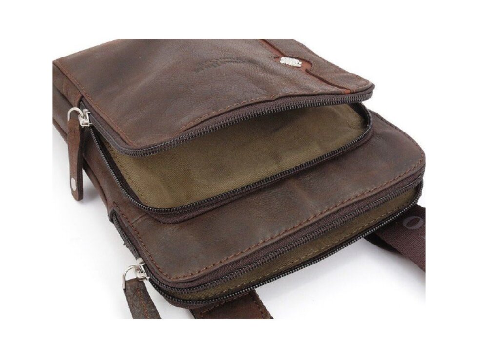 Taška crossbody kožená BHPC Explore S