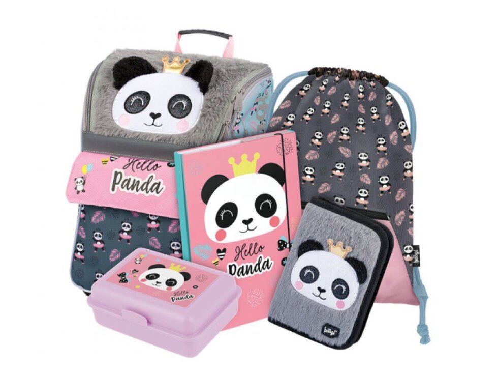 Baagl Školní set Zippy Panda II
