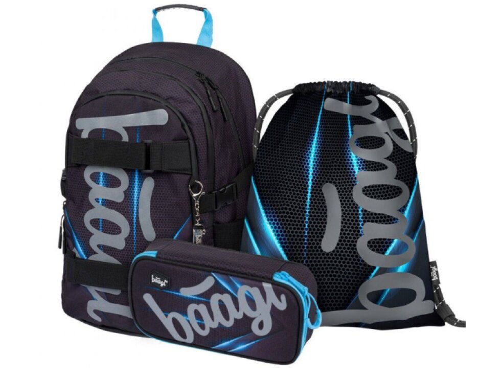 Baagl Školní set Skate Bluelight