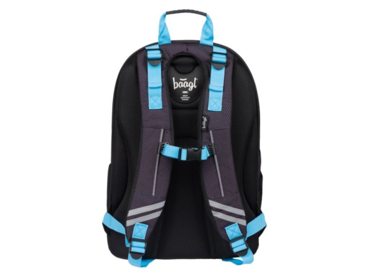 BAAGL Školní batoh Skate Bluelight