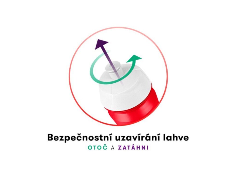 BAAGL Láhev na pití 500 ml Srdce
