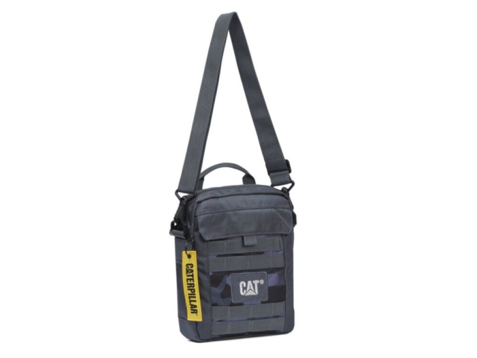 CAT crossbody taška Combat Namib - tamvě modrý maskáč