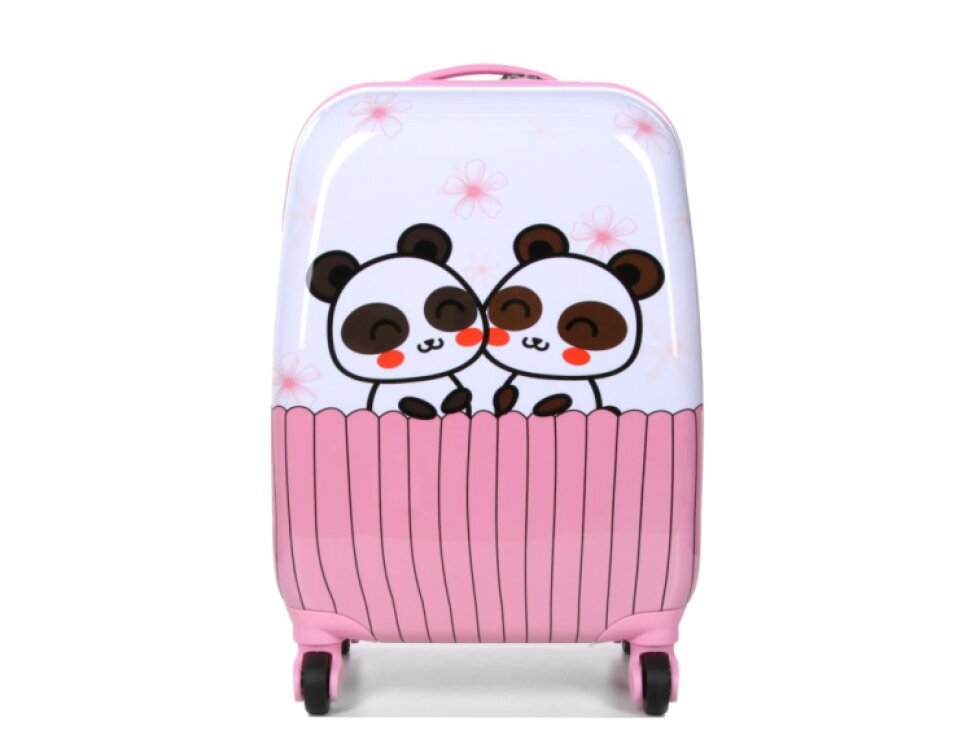 Dětský kufr Snowball Pandy 4W SX