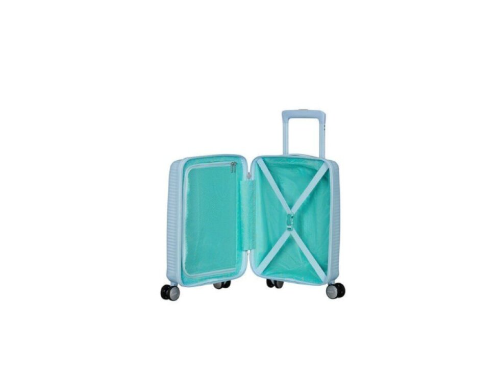 American Tourister SOUNDBOX MINI SPINNER 47 Pastel Blue