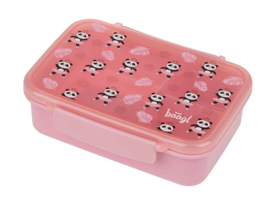 BAAGL Box na svačinu s příhrádkami Panda