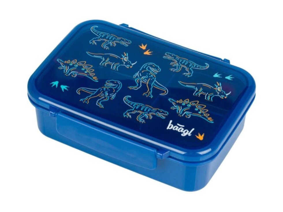 BAAGL Box na svačinu s příhrádkami Dino