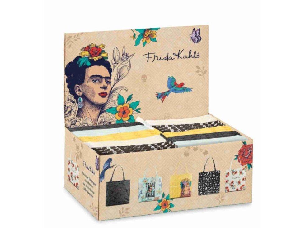 Skládací nákupní taška Frida Kahlo