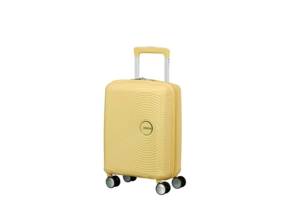 American Tourister SOUNDBOX MINI SPINNER 47 Pastel Yellow
