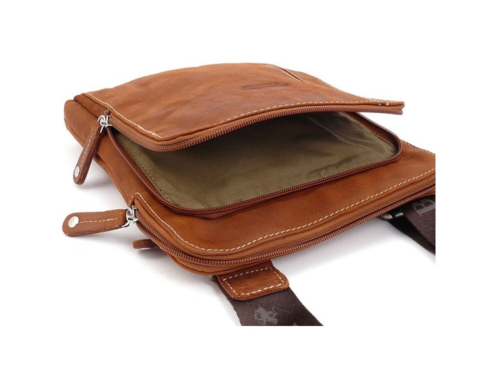 Taška crossbody kožená BHPC Explore L
