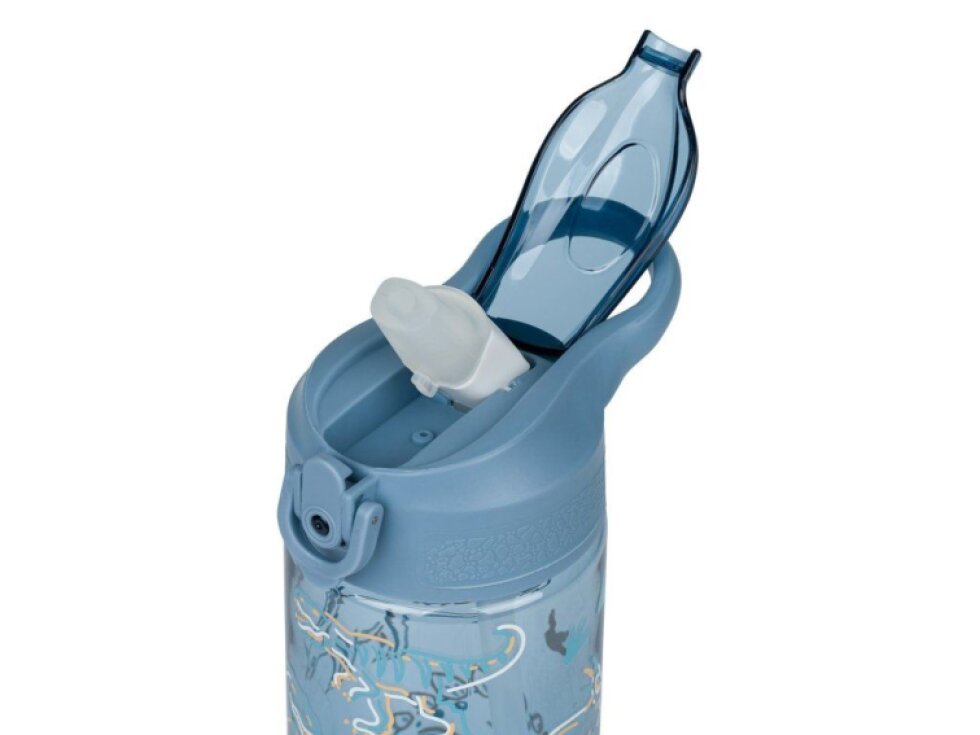 BAAGLTritanová láhev na pití s brčkem 500 ml Dino