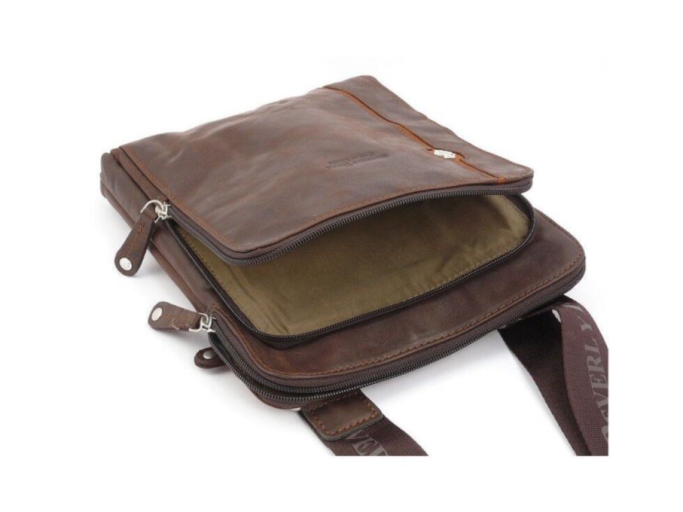 Taška crossbody kožená BHPC Explore L