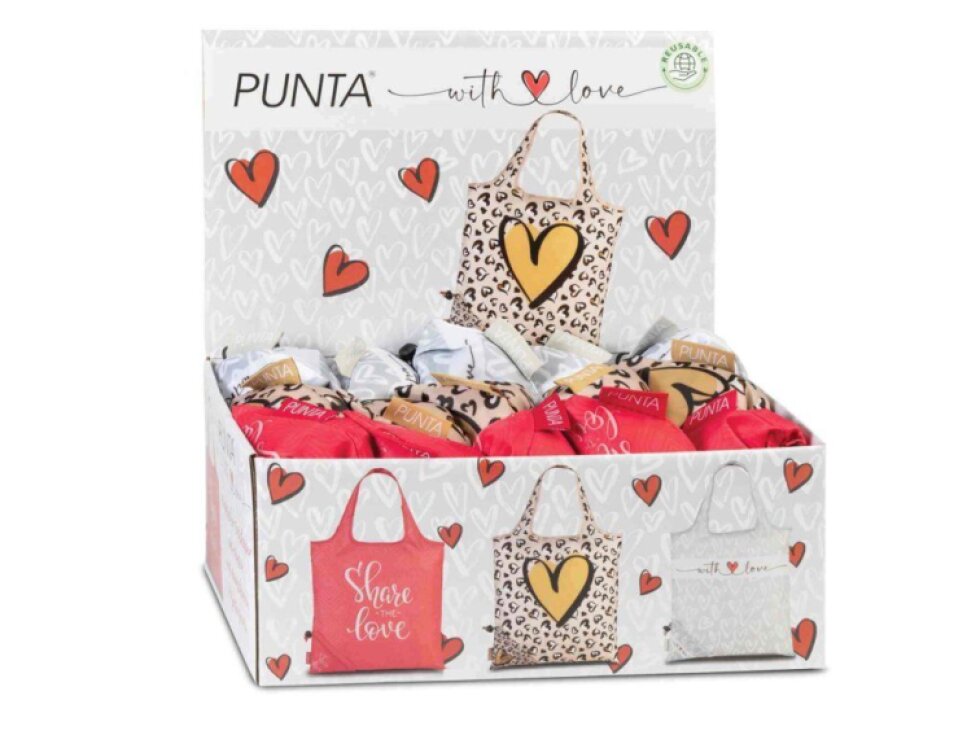 Skládací dámská taška Punta Hearts