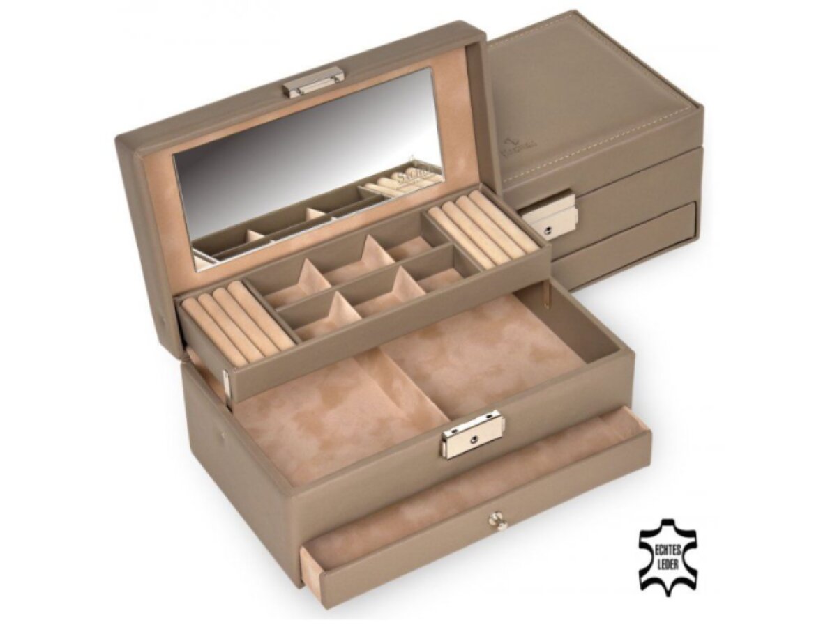 Šperkovnice Sacher Helen Nature leather