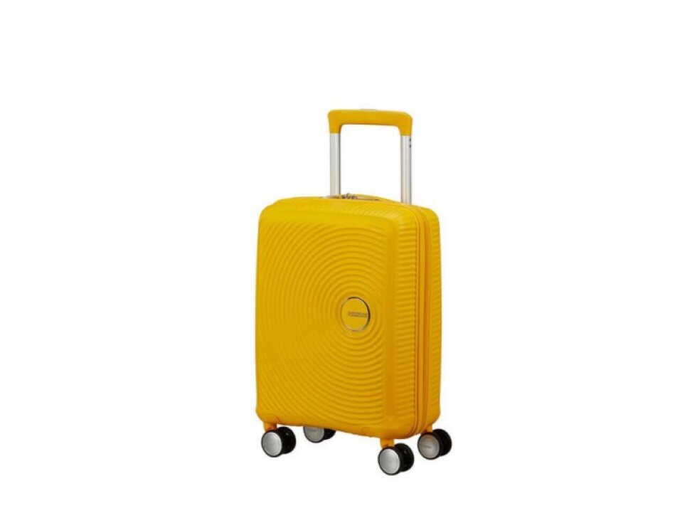 American Tourister SOUNDBOX MINI SPINNER 47 Golden Yellow