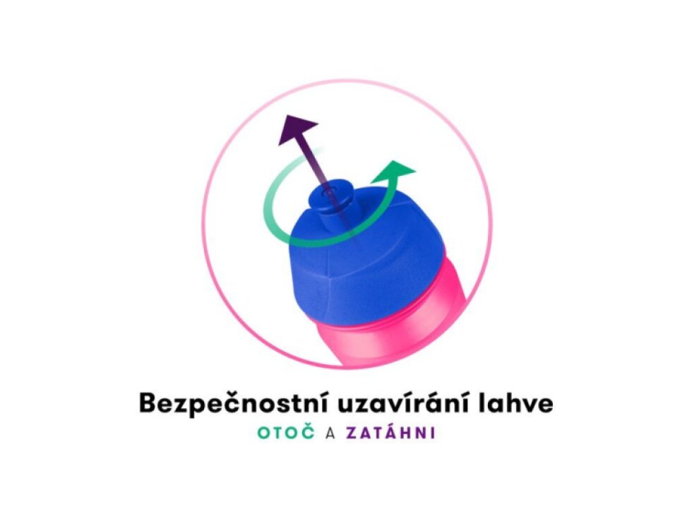 BAAGL Láhev na pití 500 ml Sovičky