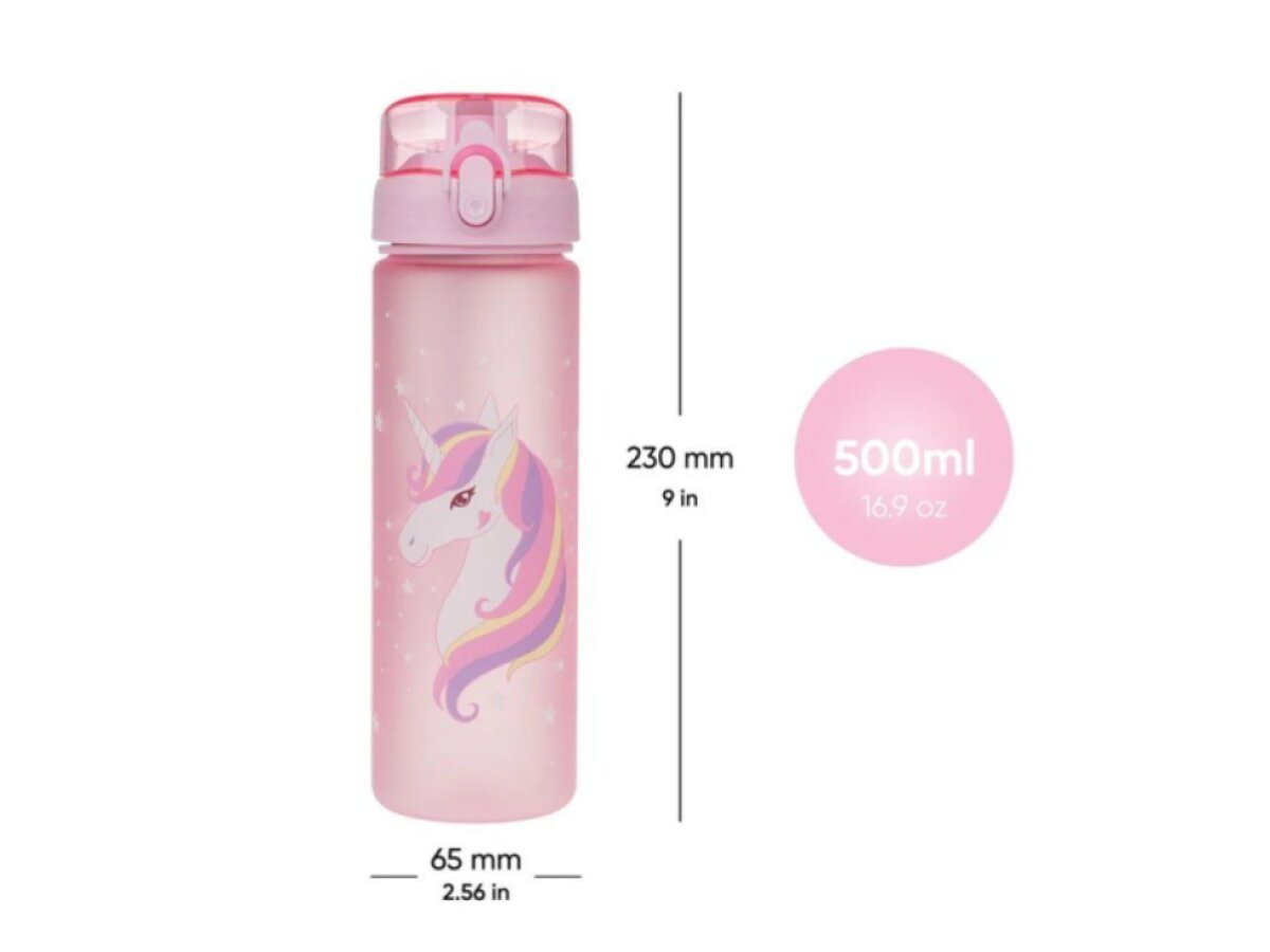 BAAGL Tritanová láhev na pití 500 ml Unicorn