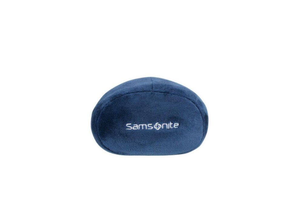 Samsonite Comfort Travelling MEMORY FOAM PILLOW + POUCH Midnight Blue