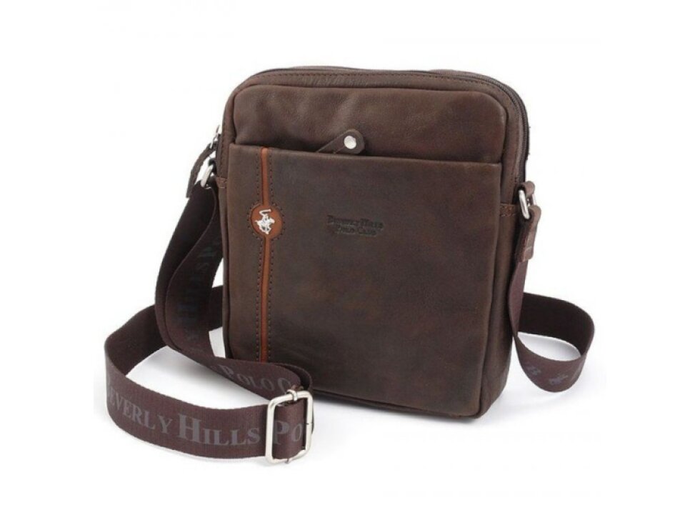 Taška crossbody kožená BHPC Explore M+