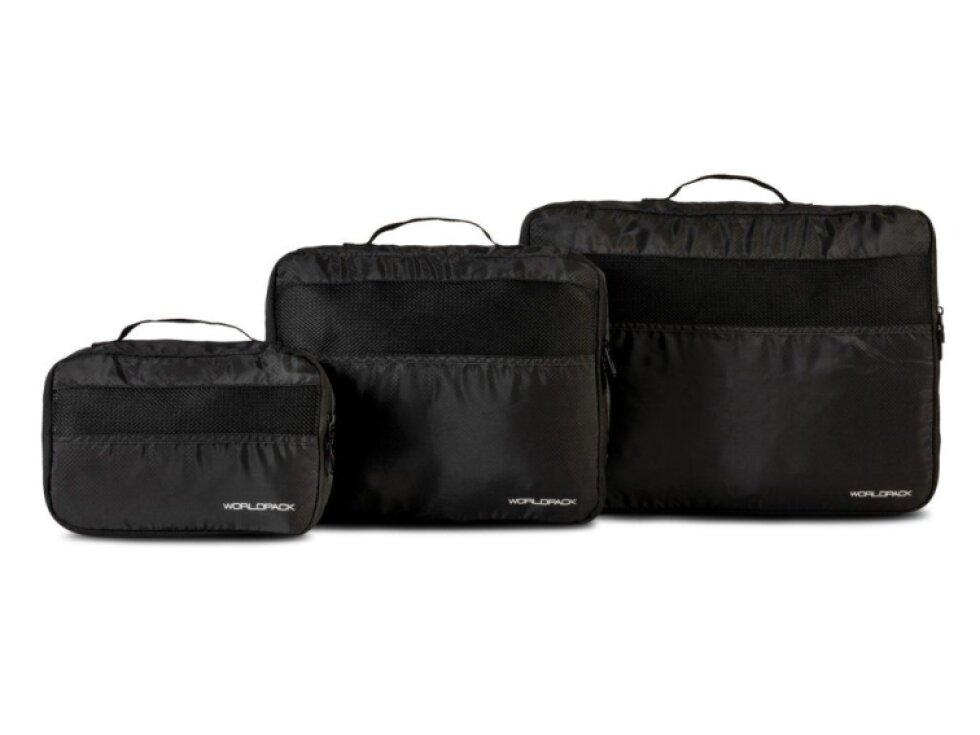 SET 3ks cestovních organizérů na oblečení WORLDPACK S,M,L
