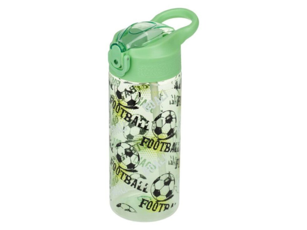 BAAGLTritanová láhev na pití s brčkem 500 ml Fotbal