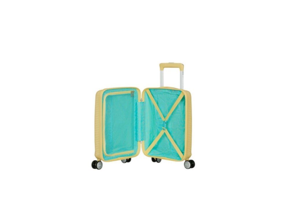 American Tourister SOUNDBOX MINI SPINNER 47 Pastel Yellow