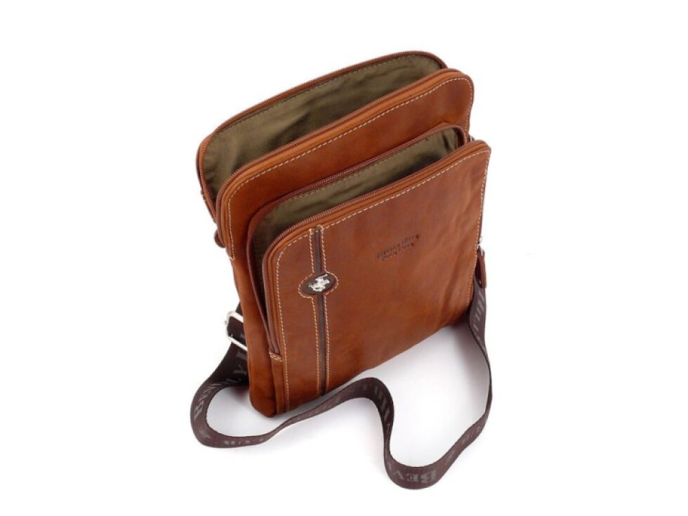 Taška crossbody kožená BHPC Explore L