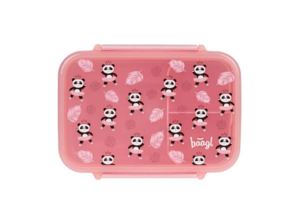 BAAGL Box na svačinu s příhrádkami Panda