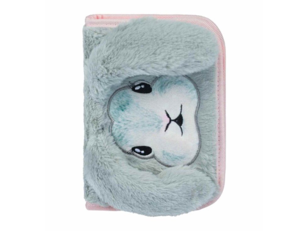 BAAGL Školní penál klasik dvě chlopně Bunny