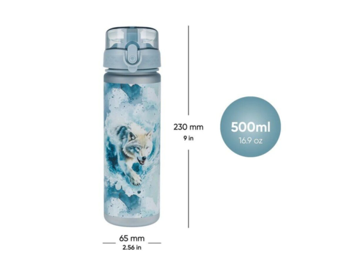 BAAGL Tritanová láhev na pití 500 ml Polar