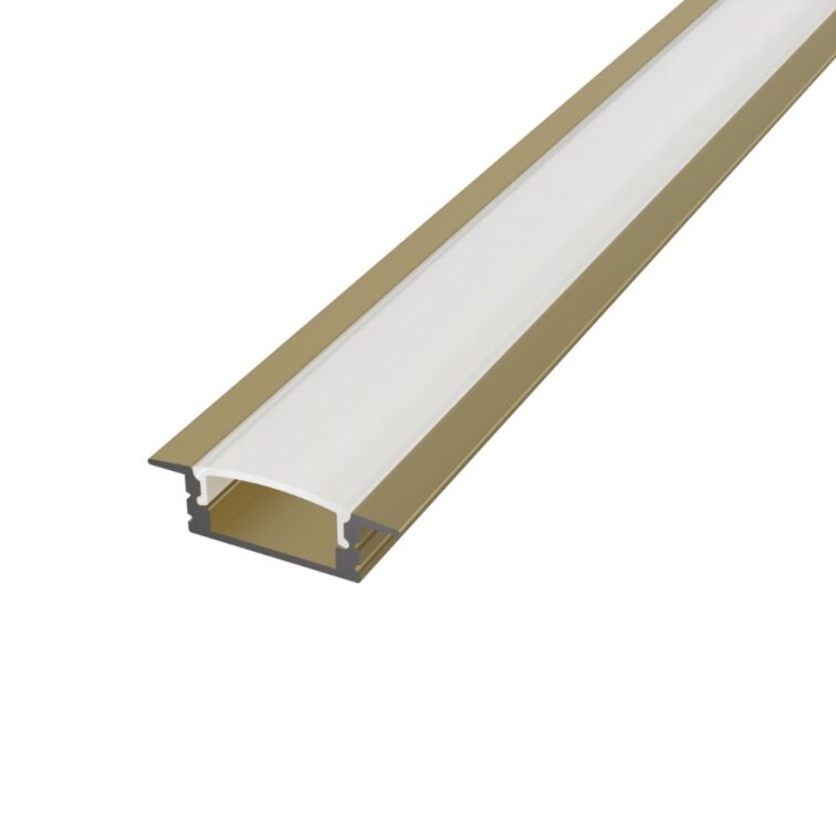 1m LED profile RECESSED 1 CHAMPAGNE
