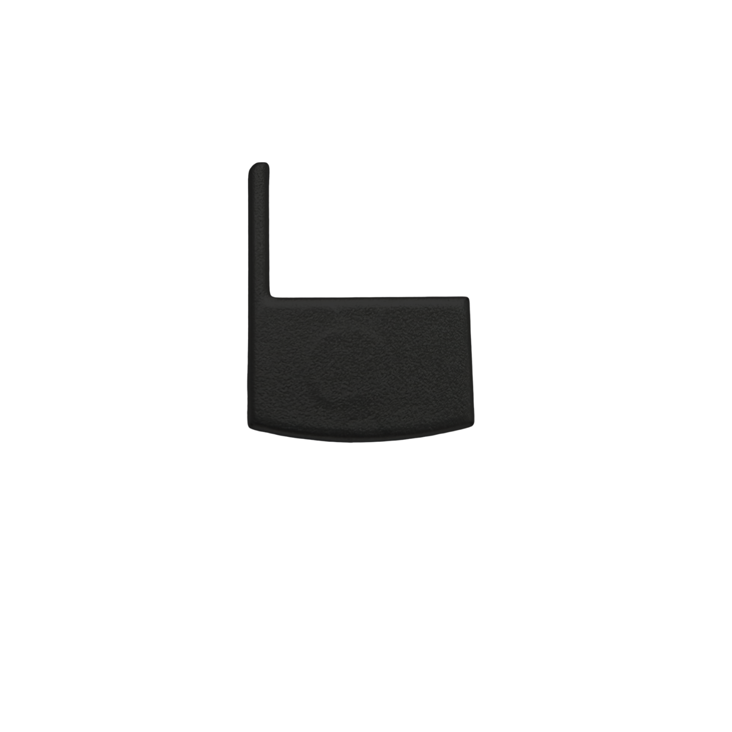 2m LED profile TILE-EDGE BLACK