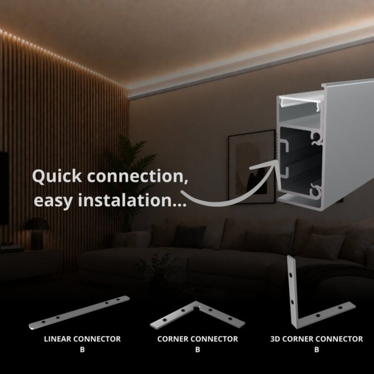 2m LED profile WALL - LINE