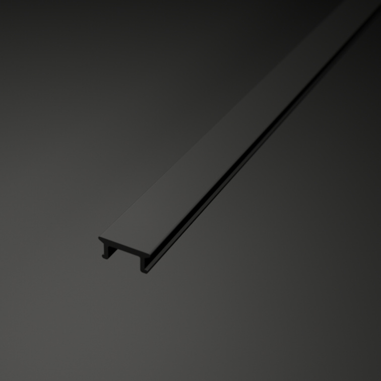 2m Slim SURFACE LED profile WHITE