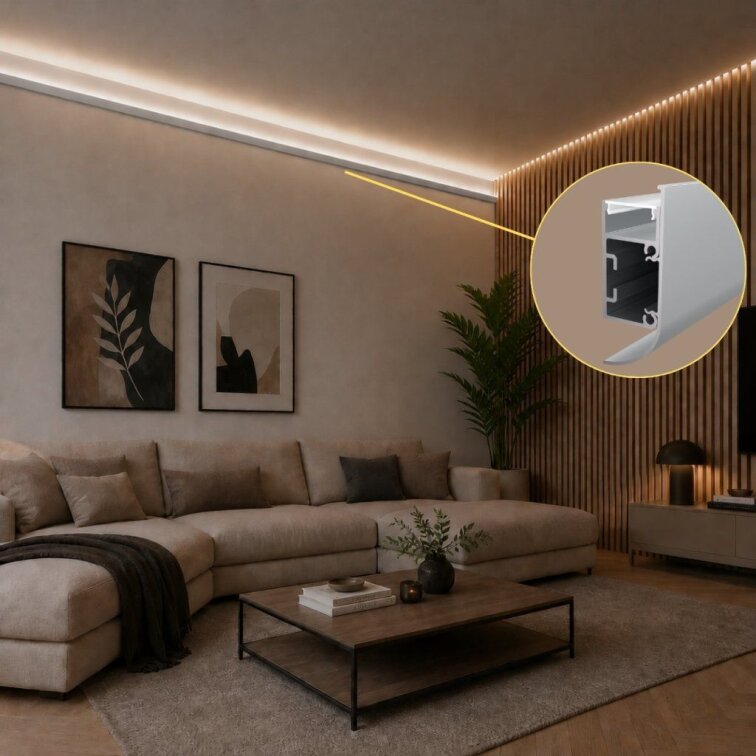 2m LED profile WALL - ARC