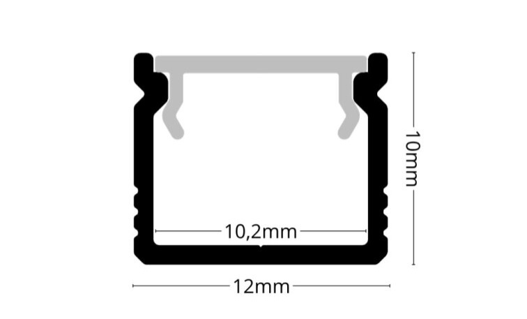 2m LED profile SURFACE 32