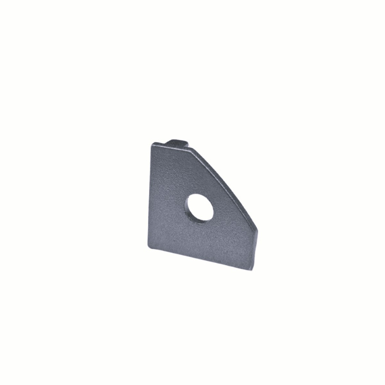 2m LED profile CORNER 1 GREY