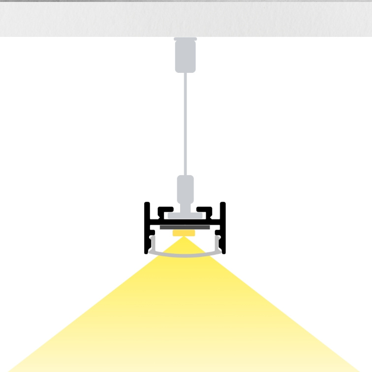 2m LED profile SURFACE 11