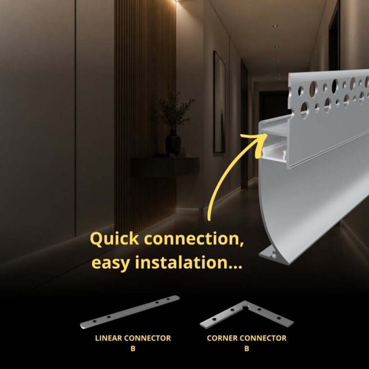 2m LED profile BASE-GLOW