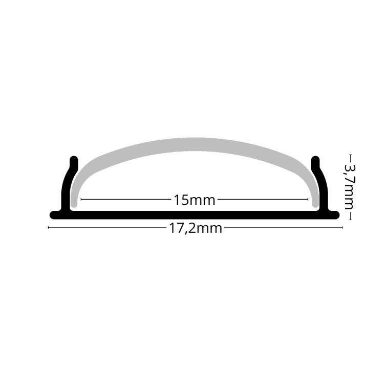 2m LED profile SURFACE 5