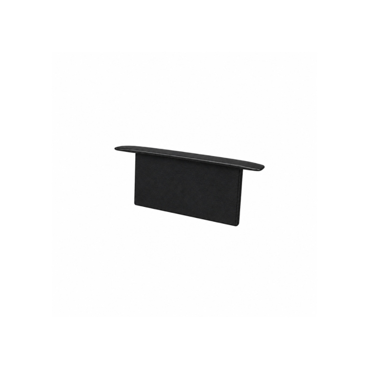 2m LED profile RECESSED MAXI BLACK