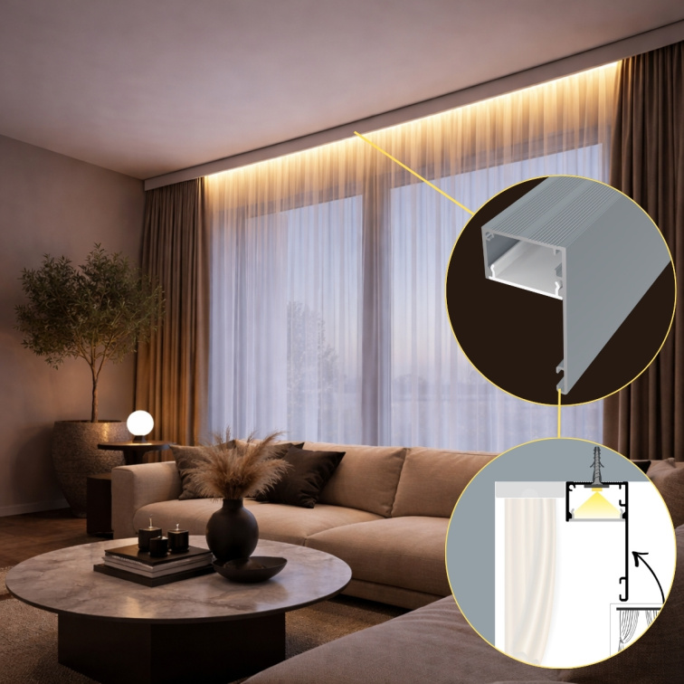 2m LED profile DECO LINE